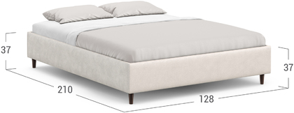 Кровать двуспальная 120х200 MOON FAMILY 1260